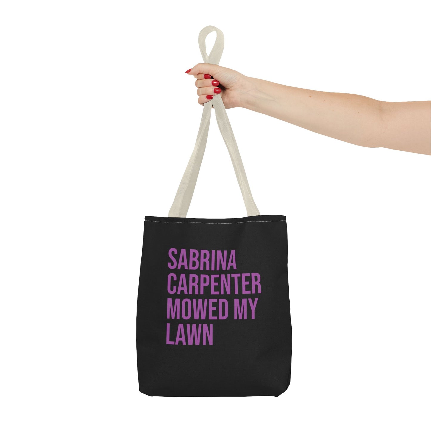 Sabrina Carpenter Lawn Mowing Tote Bag