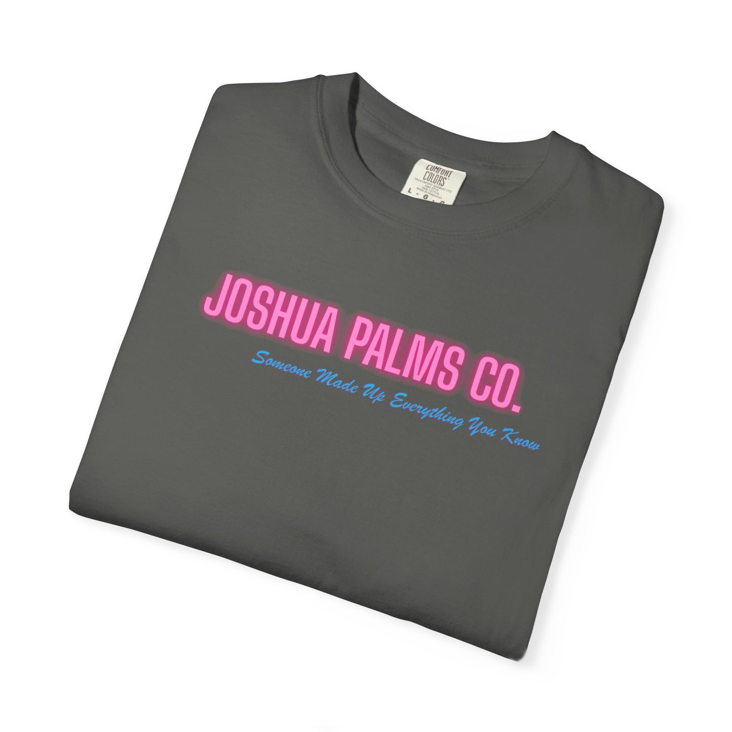 Joshua Palms neon sign tee