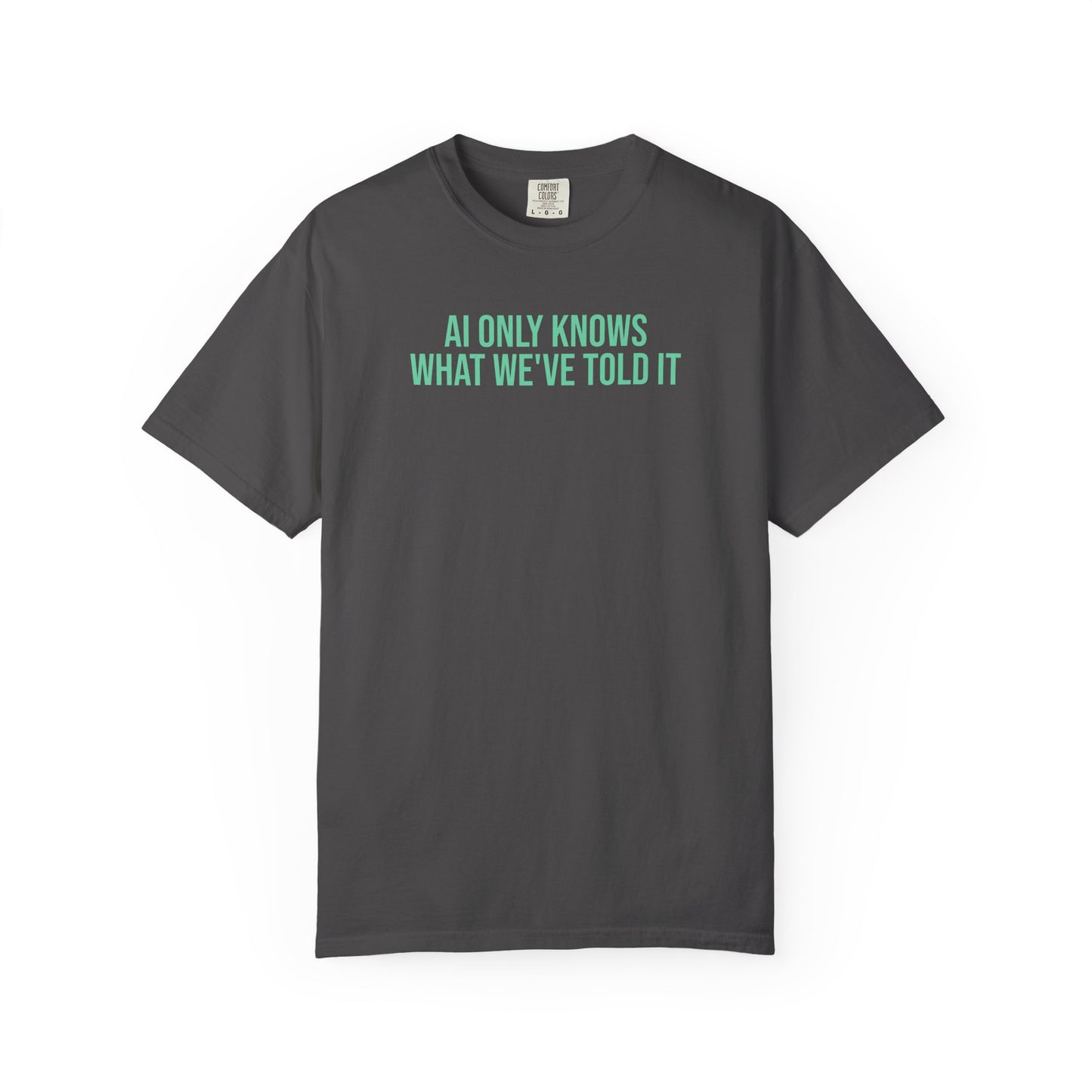 AI Only knows what we've told it tee