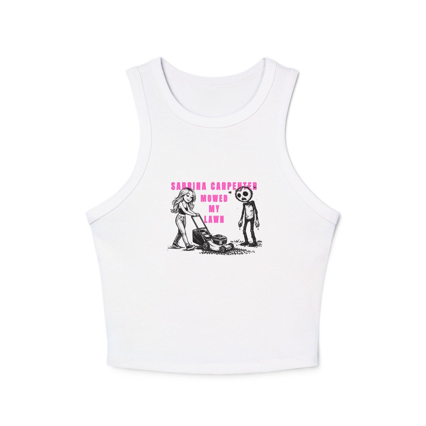 Sabrina mowed my lawn zombie racer tank