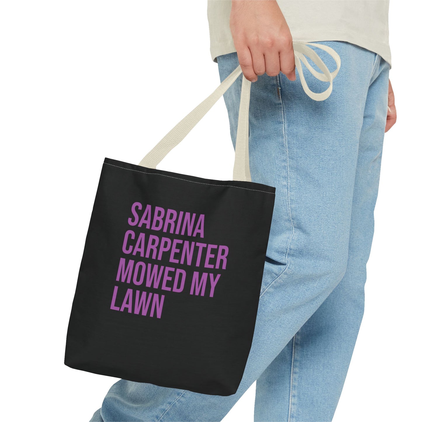 Sabrina Carpenter Lawn Mowing Tote Bag