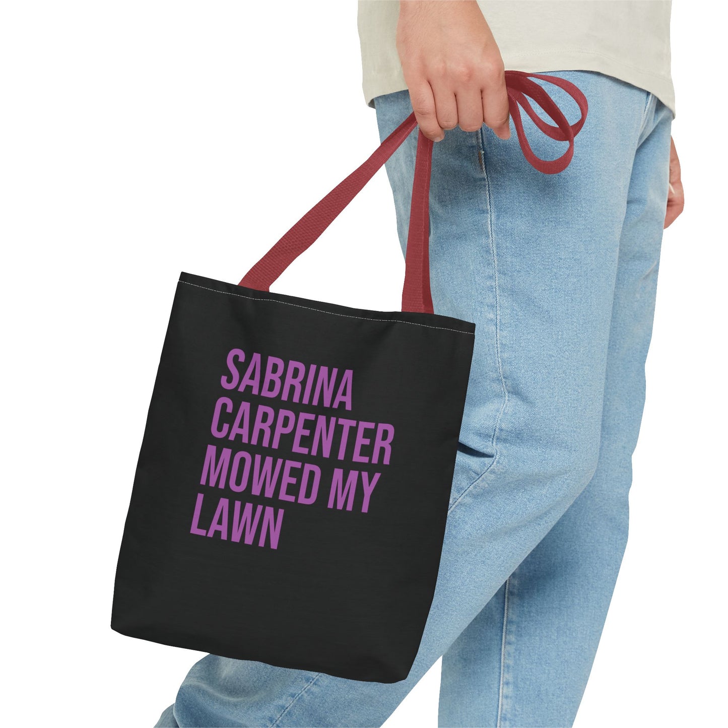 Sabrina Carpenter Lawn Mowing Tote Bag