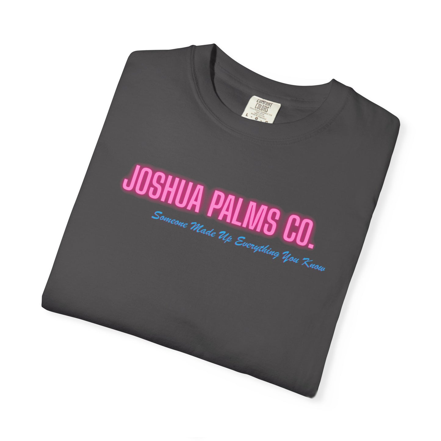 Joshua Palms neon sign tee