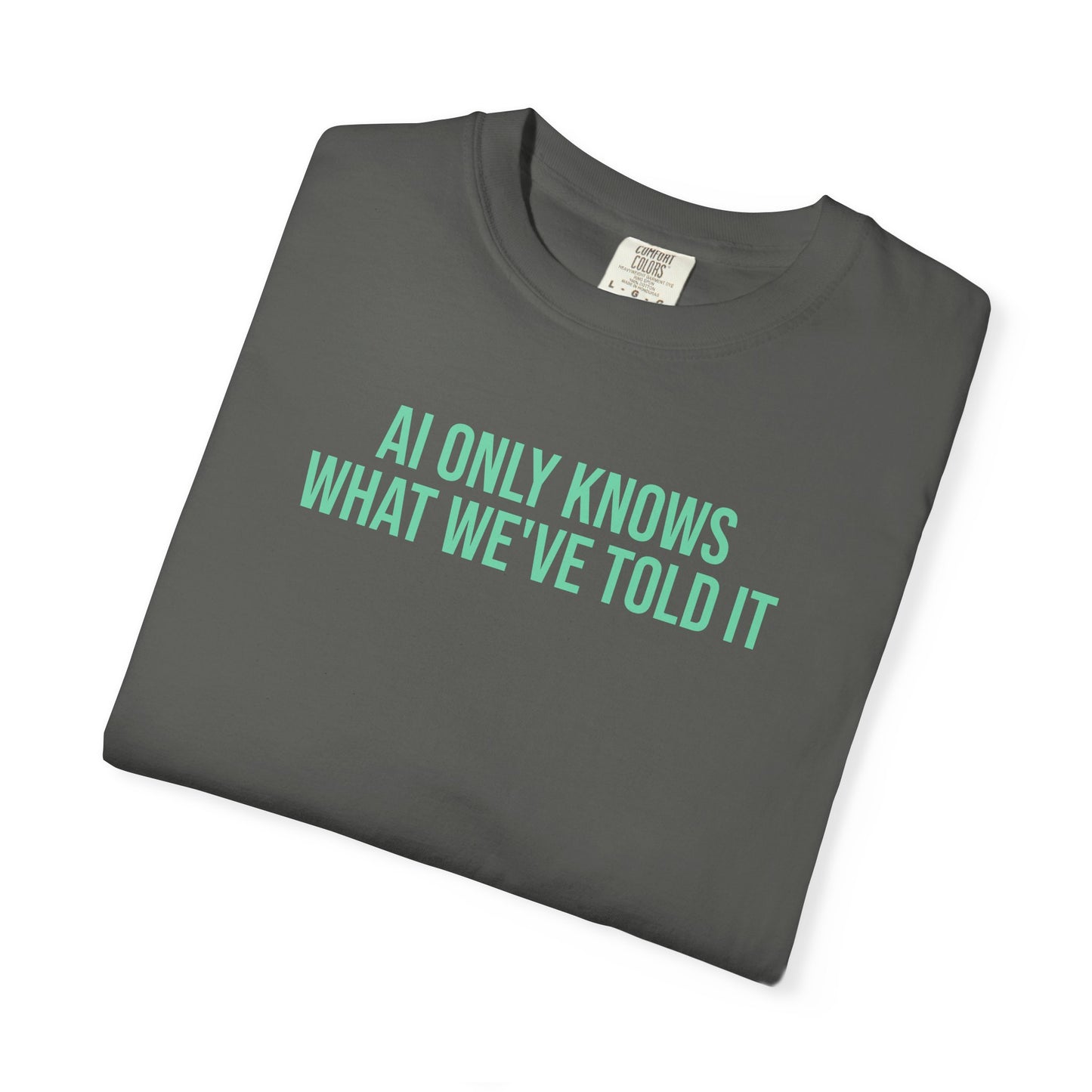 AI Only knows what we've told it tee