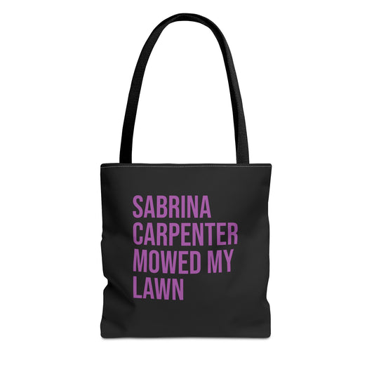 Sabrina Carpenter Lawn Mowing Tote Bag