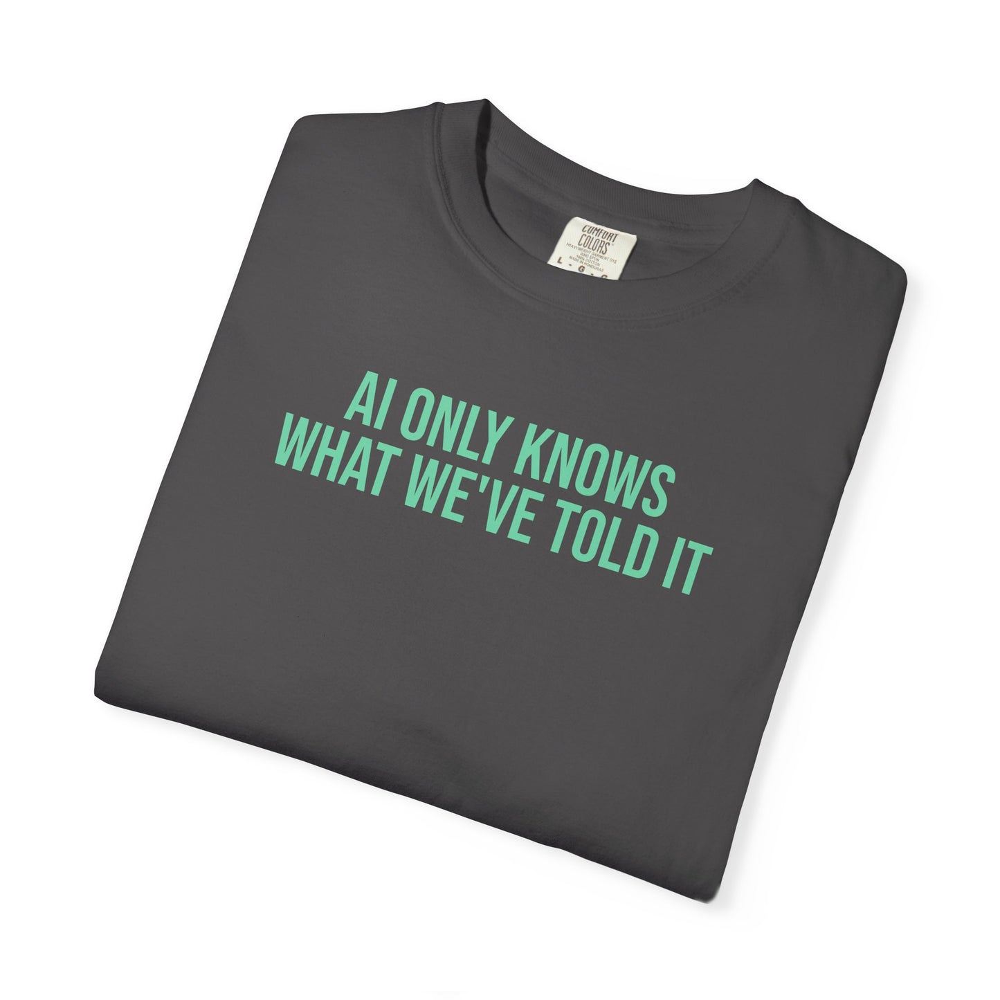 AI Only knows what we've told it tee